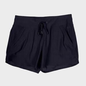 Tek Gear On-The-Go Gear Black Shorts Small Polyester Spandex Blend